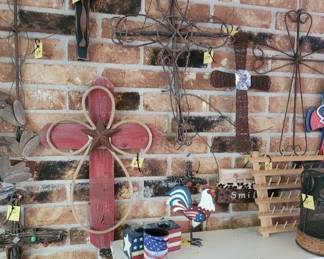 Brick Wall of Crosses