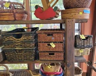 Baskets of all kinds ,sizes, shapes -  colors  Great Quality