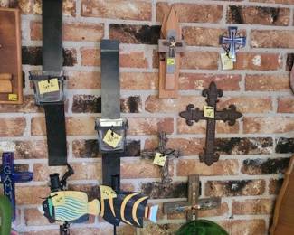 Brick Wall of Crosses