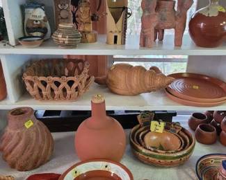 Vintage and handmade Potter ---PiecesOne of a KIND--- Painted Pottery Pieces too