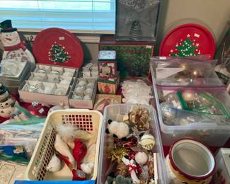 Waechtersbach Red Christmas Tree Plate, Mug & Tray, Ornaments and more