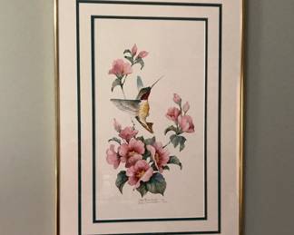 Hummingbird Wall Print