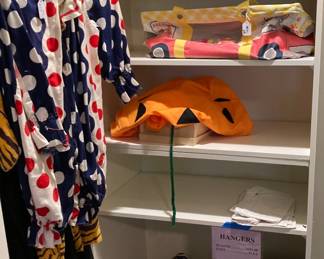 Children's Halloween Costumes, hangers and more