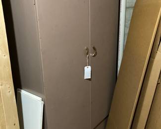 Tall Double-Wide Metal Storage Cabinet