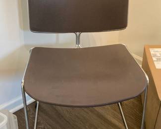 Set of 4 (Four) Stackable Steelcase Chairs