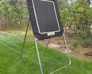 Lot #104 - Brine Lax Wall Lacrosse Shooting Target with Metal Frame and Mesh Backstop