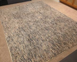 Lot #90 - Ashley Marnin Multi Area Rug Medium Pile Variegated Tan Blue Cream