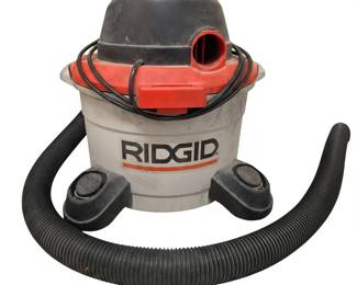 Lot #116 - Ridgid 6 Gallon Wet Dry Vacuum Cleaner Plastic Body with Hose