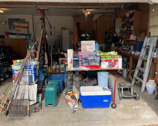The garage is packed!