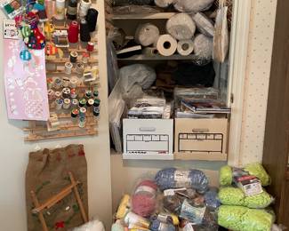 Yarn and more sewing supplies