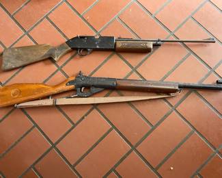 Daisy 99 Champion and a Crossman 760 BB guns