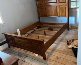 Haverty solid wood Queen bed