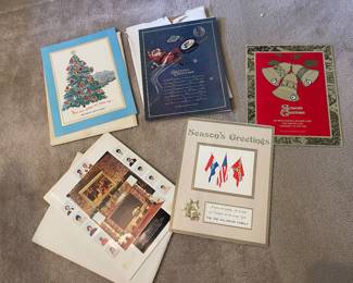 1970s St Louis Blues Xmas Cards Season Ticket Holders