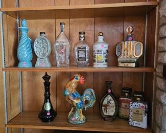 Vintage decanters