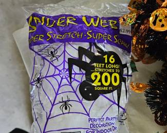Halloween spider webs