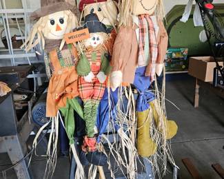 Halloween scarecrows