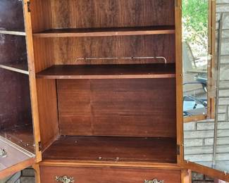 Inside of Betsy Cameron armoire