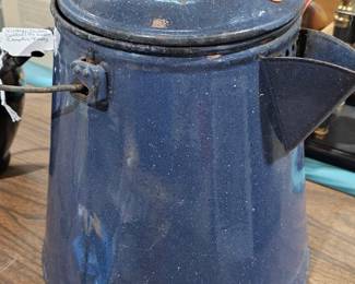 ENAMEL COFFEE POT