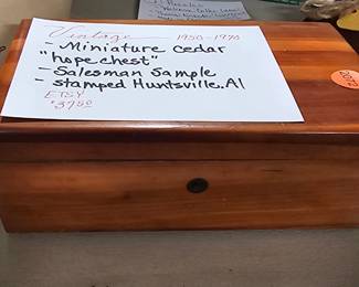 MINIATURE CEDAR CHEST
