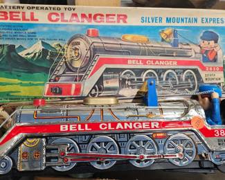 BELL CLANGER SILVER MOUNTAIN EXPRESS TRAIN VINTAGE