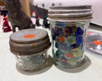 JARS OF MARBLES