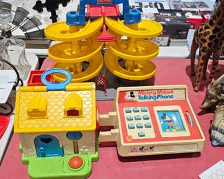 VINTAGE FISHER PRICE TOY LOT