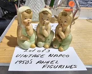 VINTAGE NAPCO ANGLE FIGURINES