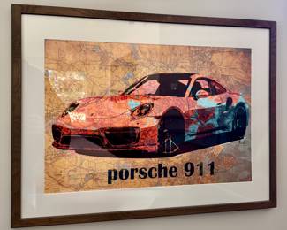 Porsche 911 Framed Artwork