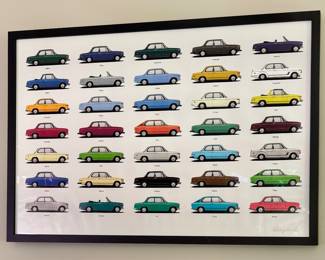 BMW '02 Series Framed Poster