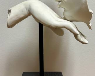 "Blowing A Kiss" Sculpture