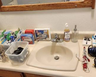 Health, Beauty & Personal Care – Lots of new/unopened toothpaste, denture care, razors, soaps, first-aid supplies, washcloths, hair dryers, combs, blood pressure cuffs, tissues & more!