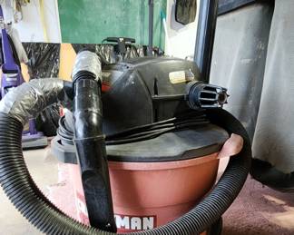 CRAFTSMAN SHOP VAC – Working condition; hose has a duct-tape repair but vacuum has good suction.