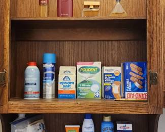 HEALTH & PERSONAL CARE SUPPLIES – Assorted first-aid supplies, over-the-counter health products, lotions, creams, personal care items and more.