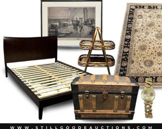 Restoration Hardware, shop vac, vibrating platform, roll top desk, baby bed / crib, Hunter rain boots, stained glass light, Fall decor, luggage, acoustic guitar, patio umbrellas, Scentsy, and more!