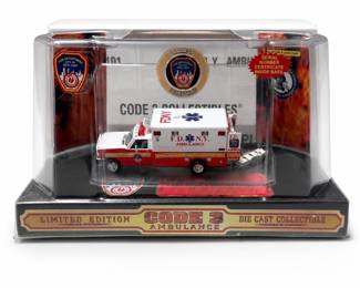 Code 3 FDNY Ford F-350 Ambulance No. 12101, 1:64 Diecast