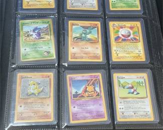 1999 Pokémon Base Set Card Binder with Japanese Gym Card