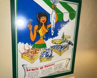 Italian Tea Towel Art #1