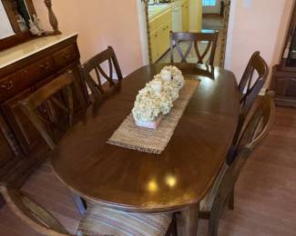 Cherry Dining Table, One Leaf