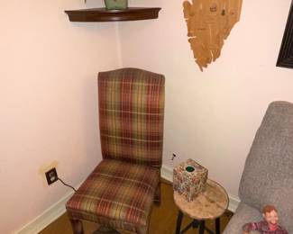 Upholstered Straight Chair #2