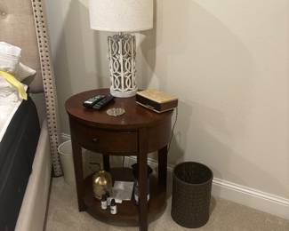 Side Table and Lamps