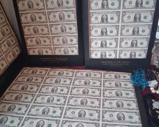 full us mint uncut sheets dollars