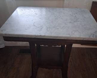 marble top table