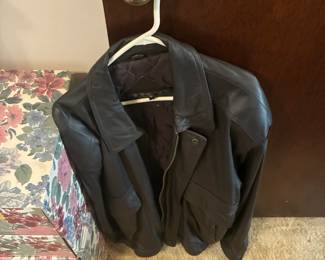 leather coat