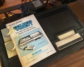 vintage Coleco Vision gaming system