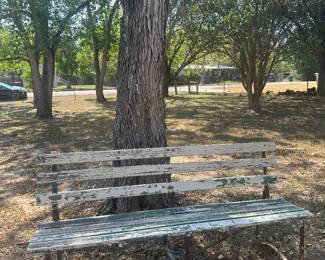 outdoor bench