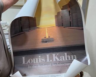 Louis Kahn Poster of the Salk Institute