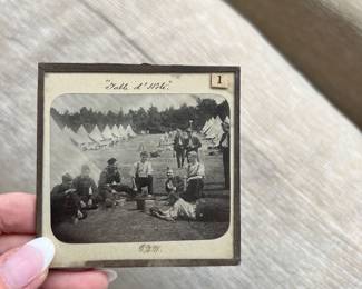 We have a large collection of Magic Lantern slides  1895- 1910 British soldiers Boer War