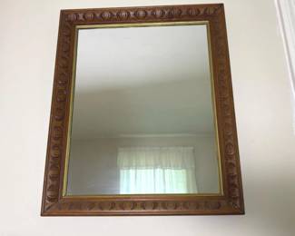 254 handcarvedrectangularwoodenwallmirr