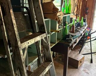 243 shedpickerlotbottlestoolspartslawn