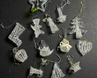 148 glasschristmasornamentsassortment